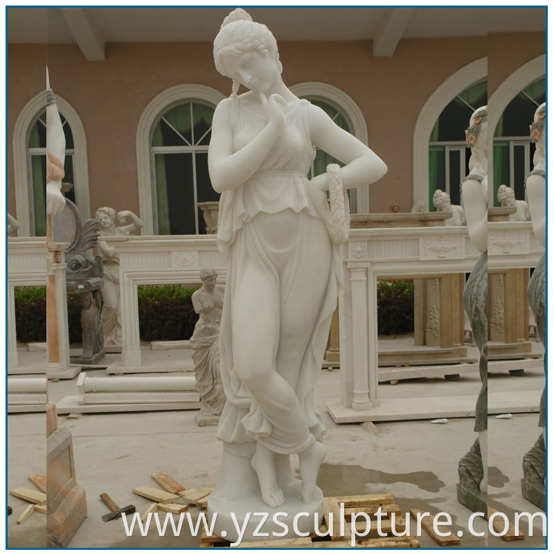 marble lady sculpture 